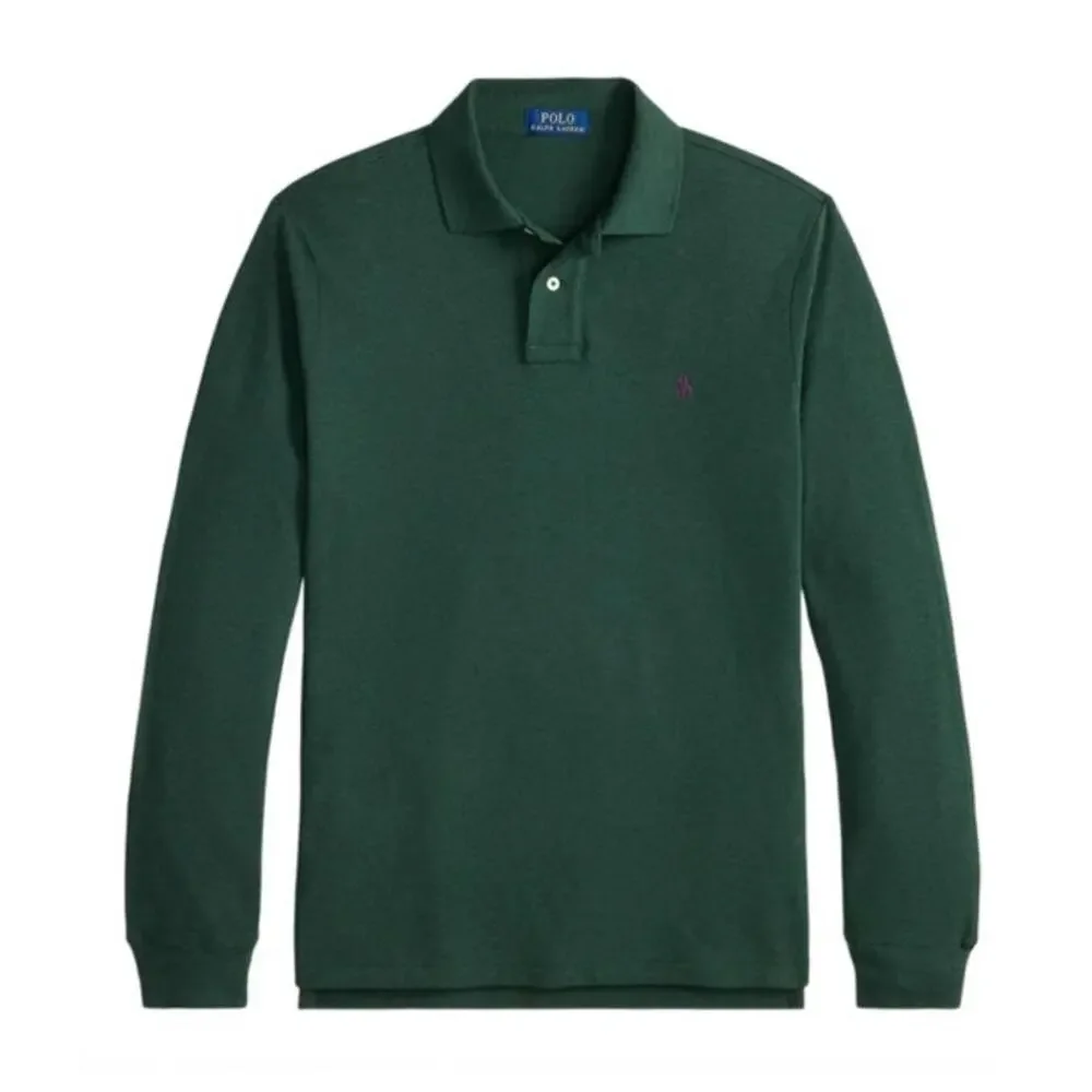 POLO RALPH LAUREN Long Sleeve Polo Shirt Size 3XLT NEW Green $170